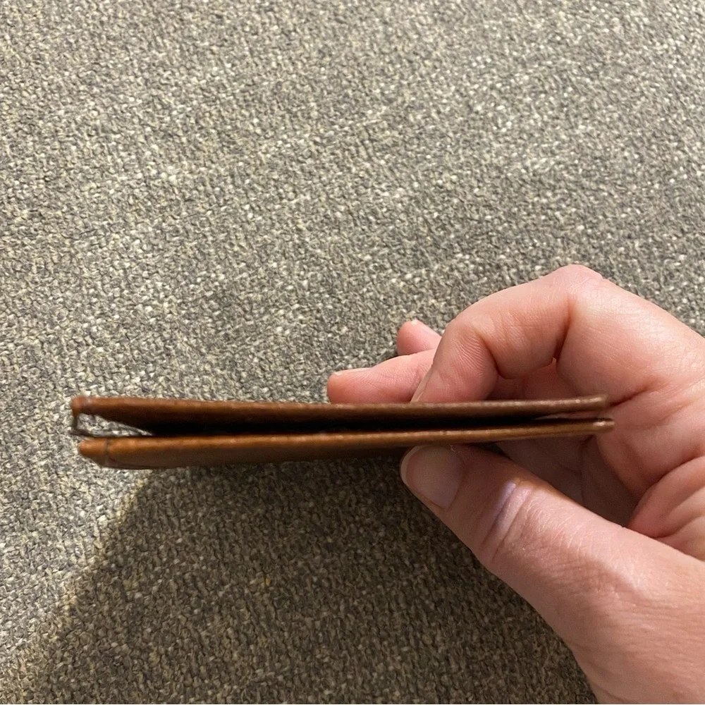 Brown Genuine Leather Men’s Bifold Wallet
